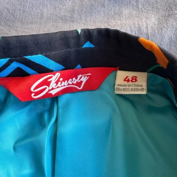 LAST CHANCE BEFORE DONATION Geometric Blazer - Picture 4 of 6